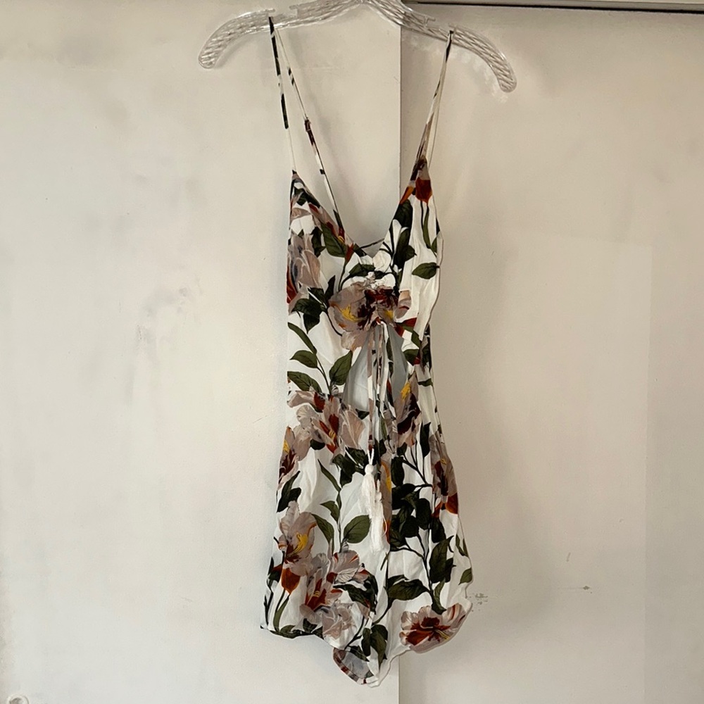 Floral Spaghetti Strap Dress